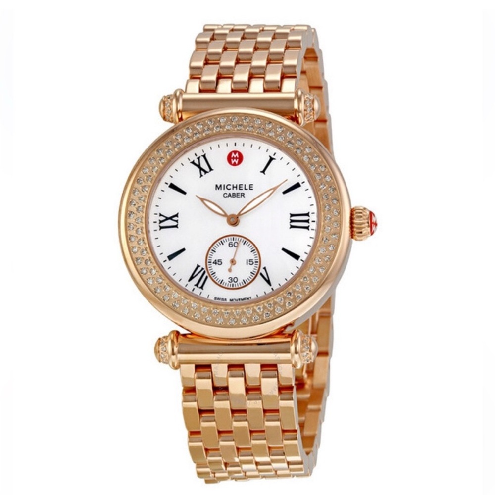 💕 Authentic MICHELE Caber Diamond Watch 🤩